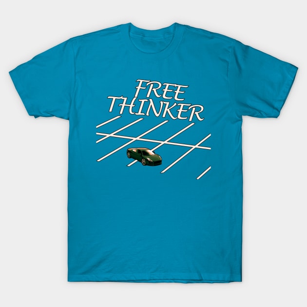 Free Thinker T-Shirt by Red Sand Hourglass